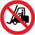 No forklifts