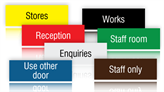 Engraved Plastic Signs for Offices