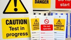 Plant Maintenance Signs, Labels & Tags