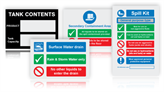 Spill Control & Liquid Storage Signs