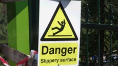 Warning Signs for Slips, Trips and Falls