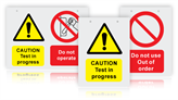 Electrical Maintenance Safety Signs