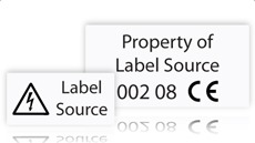 Custom High Temperature Labels