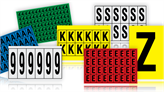Number Labels and Letter Stickers