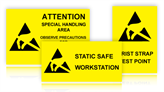 Electrostatic Warning Signs