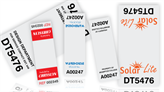 Cable Wrap Labels (with Serial Numbers)