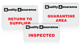 Quality Assurance Signs