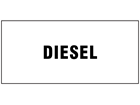 Diesel pipeline identification label