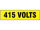 415 Volts label