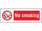 No smoking safety sign.