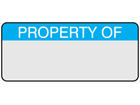 Property of aluminium foil labels.