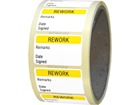 Rework quality assurance label