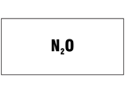 N2O pipeline identification label