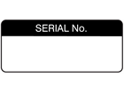 Serial number equipment label