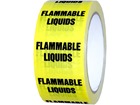 Flammable liquids pipeline identification tape.