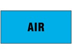 Air pipeline identification tape.