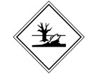 Marine pollutant, hazard diamond Sign