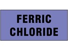 Ferric chloride pipeline identification tape.
