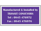 Anodised Aluminium Nameplate (Single Colour), 25mm x 50mm.