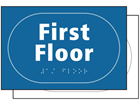 First floor sign.