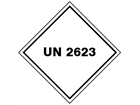UN 2623 (Firelighters) label.