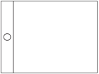 Write and seal tag, 75mm x 100mm