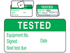 Tested jumbo write and seal labels.