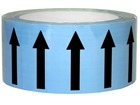 Flow indication tape for air