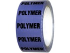 Polymer pipeline identification tape.