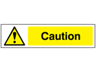 Caution, mini safety sign.