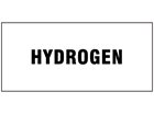 Hydrogen pipeline identification label