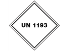 UN 1193 (Ethyl methyl ketone) label.