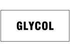 Glycol pipeline identification tape.