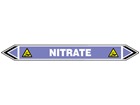 Nitrate flow marker label.