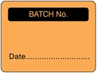 Batch number fluorescent label