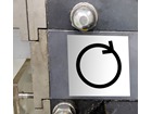 Clockwise rotation symbol labels.