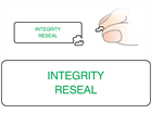 Integrity reseal label