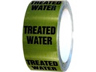 Treated water pipeline identification tape.