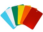 Plain plastic tag, 100mm x 152mm