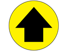 Directional arrow floor marker