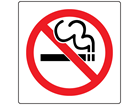 No smoking symbol safety sign (England).