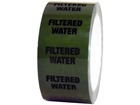 Filtered water pipeline identification tape.