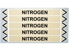 Nitrogen flow marker label.