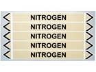 Nitrogen flow marker label.