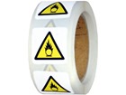 Caution risk of oxidising symbol label.