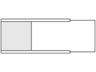 Self adhesive label holders, 15mm x 80mm