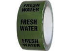 Fresh water pipeline identification tape.