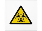 Biohazard symbol safety sign.