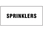 Sprinklers pipeline identification label