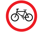 No cycling sign